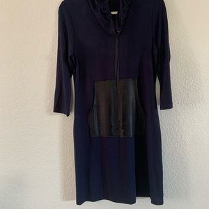 KAREN by Karen Kane navy blue and black made in USA size S